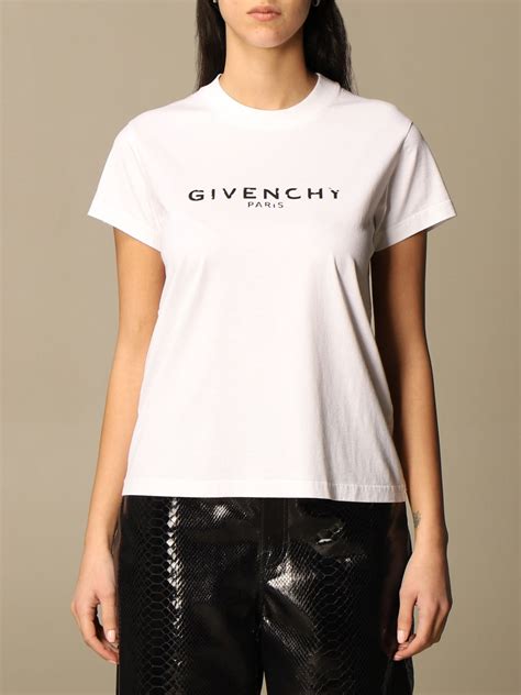 givenchy women's tshirts|givenchy cropped t shirt.